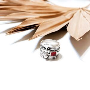 Boho statement ring A182